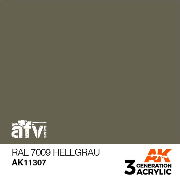 【新製品】AK11307 RAL7009 ヘルグラウ 【AKアクリル3G (サードジェネレーション)】