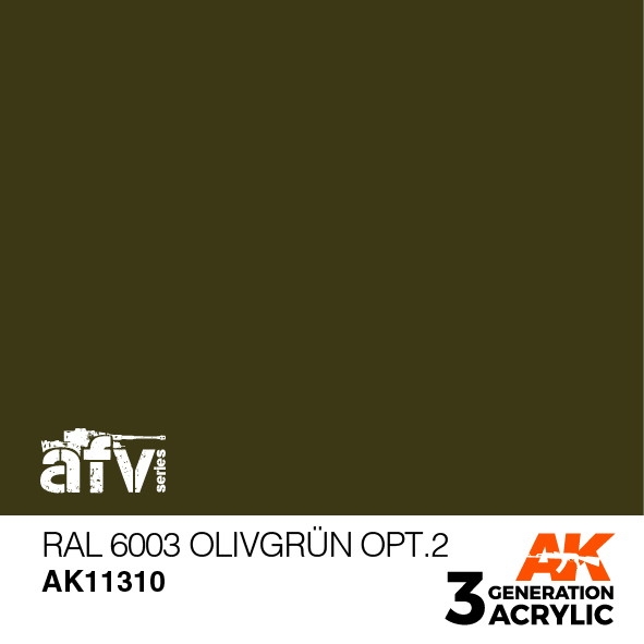 【新製品】AK11310 RAL6003 オリーフグリュンopt2 【AKアクリル3G (サードジェネレーション)】