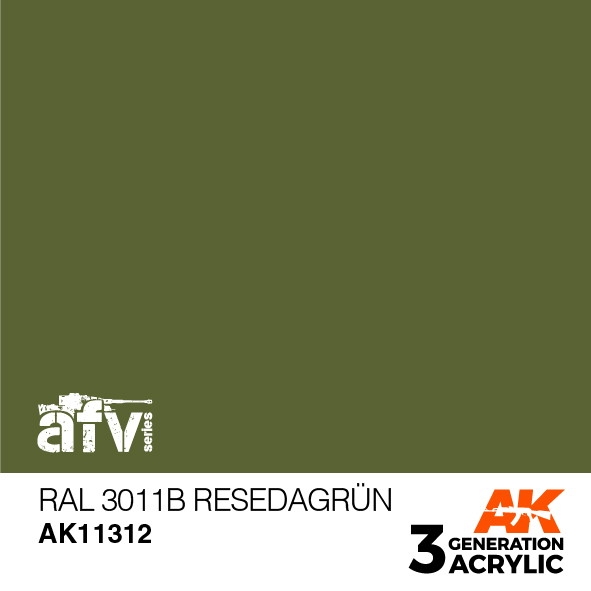 【新製品】AK11312 RAL6011B レゼダグリュン 【AKアクリル3G (サードジェネレーション)】