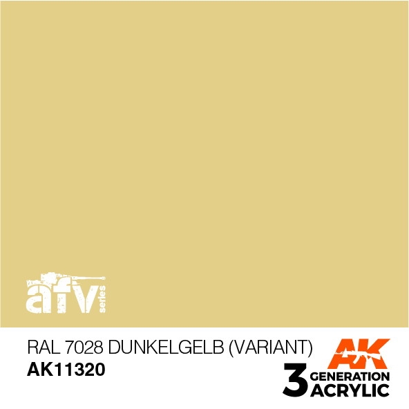 【新製品】AK11320 RAL7028 デュンケルゲルプ(バリアント) 【AKアクリル3G (サードジェネレーション)】