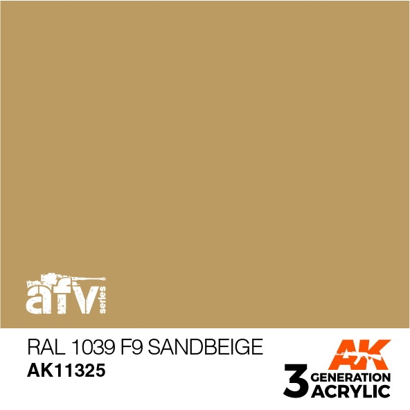 【新製品】AK11325 RAL1039 F9サンドベージュ 【AKアクリル3G (サードジェネレーション)】