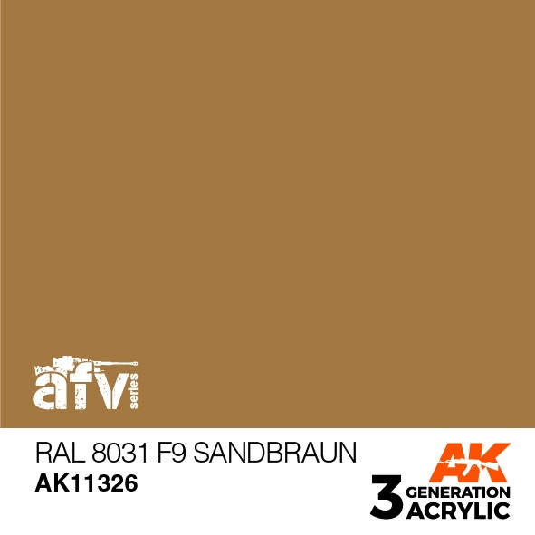 【新製品】AK11326 RAL8031 F9サンドブラウン 【AKアクリル3G (サードジェネレーション)】
