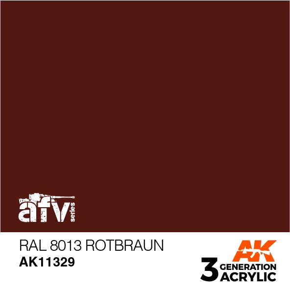 【新製品】AK11329 RAL8013 ロートブラウン 【AKアクリル3G (サードジェネレーション)】