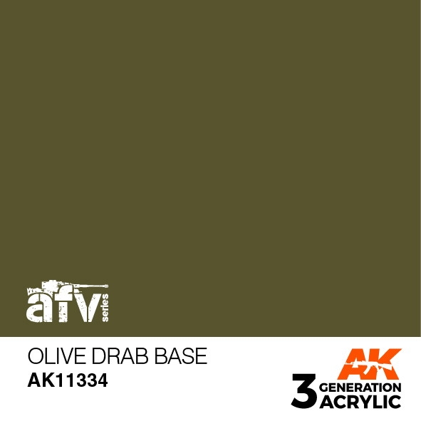 【新製品】AK11334 オリーブドラブベース 【AKアクリル3G (サードジェネレーション)】
