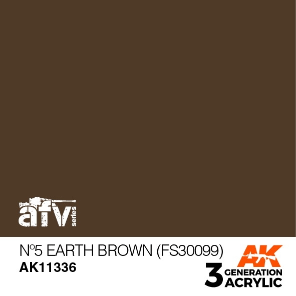 【新製品】AK11336 No5 アースブラウン(FS30099) 【AKアクリル3G (サードジェネレーション)】