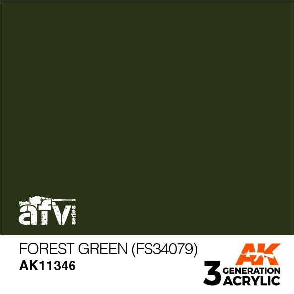 【新製品】AK11346 フォレストグリーン (FS34079) 【AKアクリル3G (サードジェネレーション)】