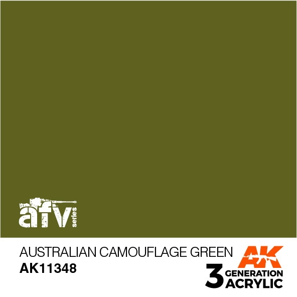 【新製品】AK11348 オーストラリアンカモフラージュグリーン 【AKアクリル3G (サードジェネレーション)】