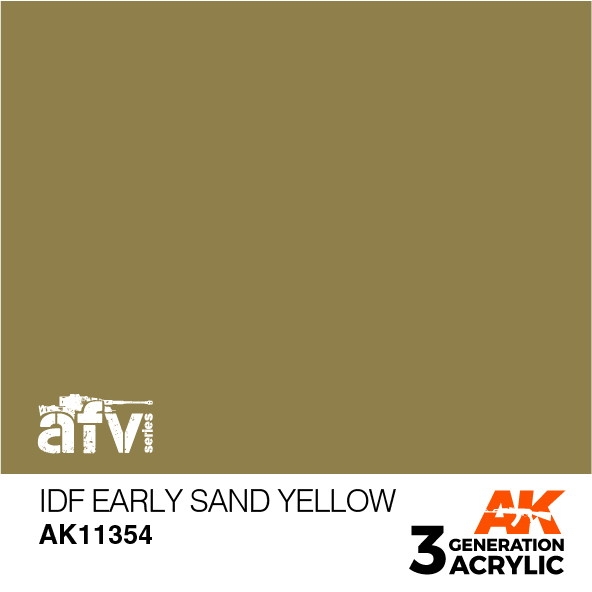 【新製品】AK11354 IDF初期サンドイエロー 【AKアクリル3G (サードジェネレーション)】
