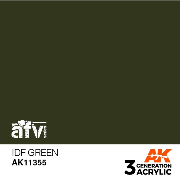 【新製品】AK11355 IDFグリーン 【AKアクリル3G (サードジェネレーション)】