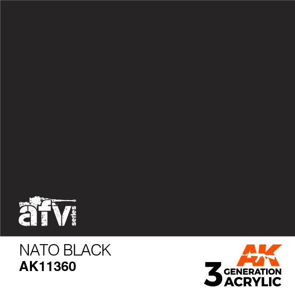 【新製品】AK11360 NATOブラック 【AKアクリル3G (サードジェネレーション)】