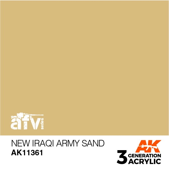 【新製品】AK11361 新イラク軍サンド 【AKアクリル3G (サードジェネレーション)】