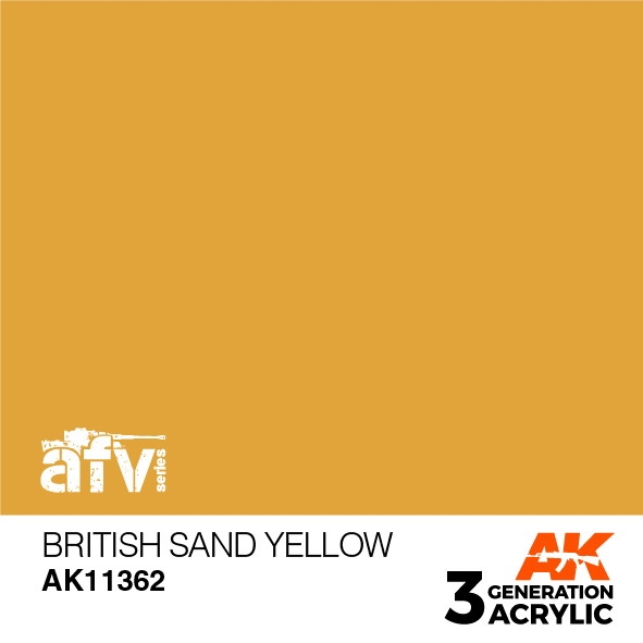 【新製品】AK11362 イギリス軍サンドイエロー 【AKアクリル3G (サードジェネレーション)】