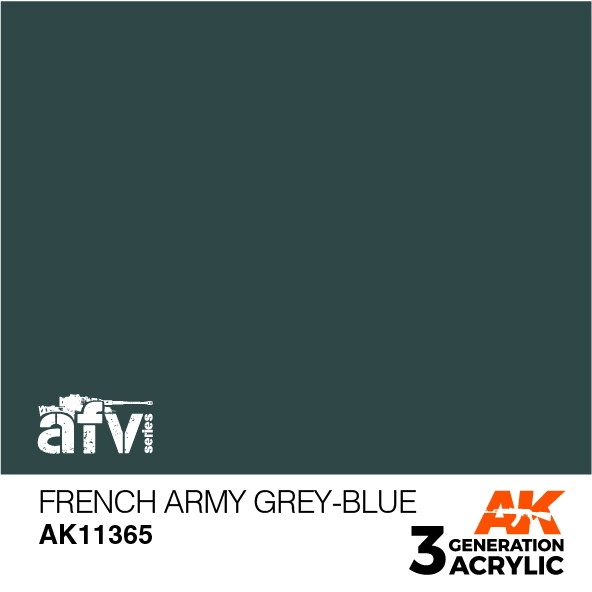 【新製品】AK11365 フランス軍グレイブルー 【AKアクリル3G (サードジェネレーション)】