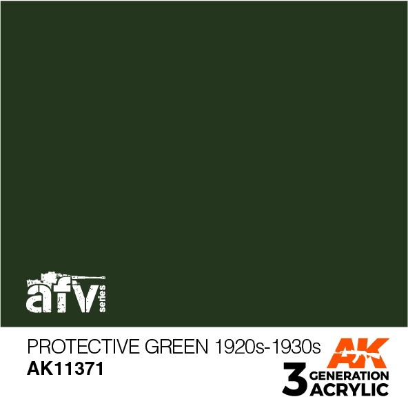 【新製品】AK11371 プロテクティブグリーン1920s-30s 【AKアクリル3G (サードジェネレーション)】