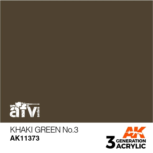 【新製品】AK11373 カーキグリーンNo.3 【AKアクリル3G (サードジェネレーション)】