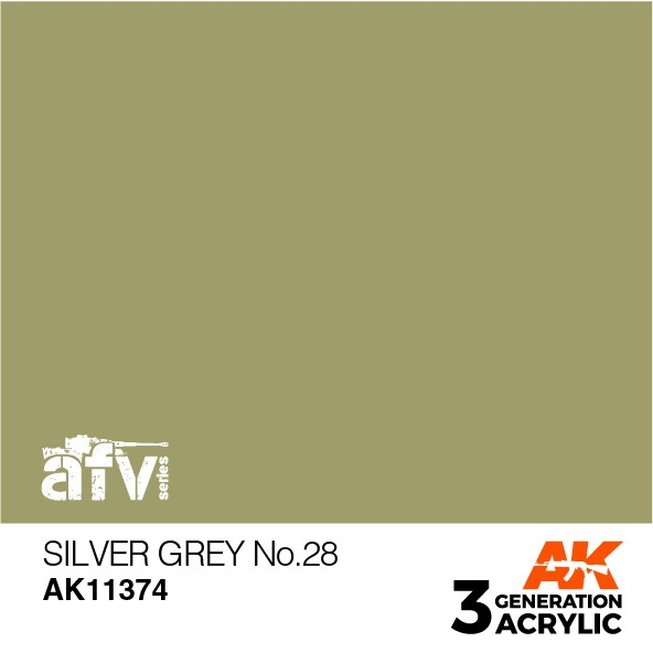 【新製品】AK11374 シルバーグレイNo.28 【AKアクリル3G (サードジェネレーション)】