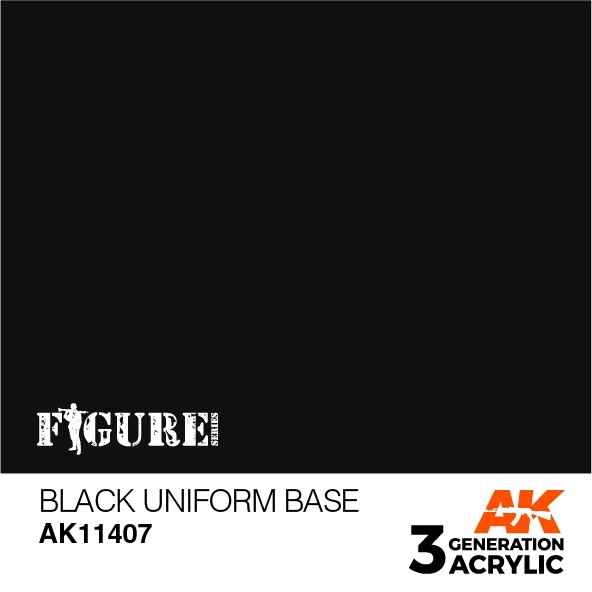 【新製品】AK11407 ブラックユニフォームベース 【AKアクリル3G (サードジェネレーション)】