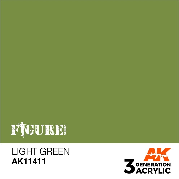 【新製品】AK11411 ライトグリーン 【AKアクリル3G (サードジェネレーション)】