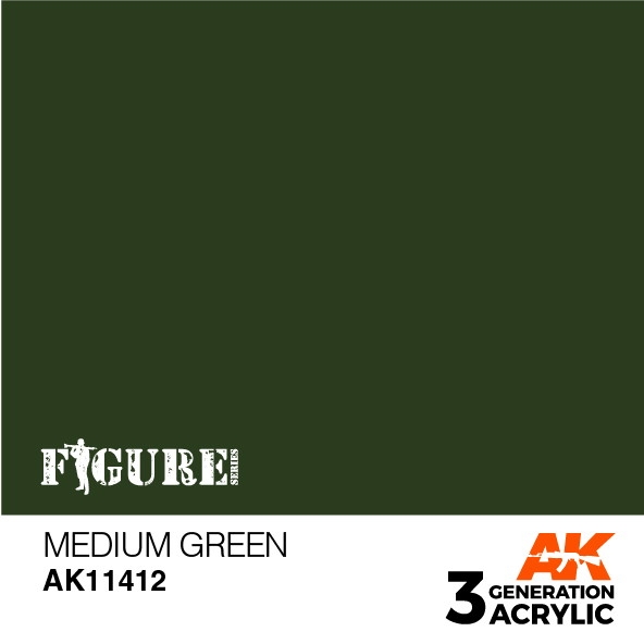 【新製品】AK11412 ミディアムグリーン 【AKアクリル3G (サードジェネレーション)】