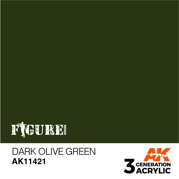 【新製品】AK11421 ダークオリーブグリーン 【AKアクリル3G (サードジェネレーション)】