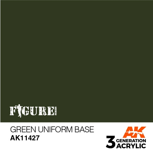 【新製品】AK11427 グリーンユニフォームベース 【AKアクリル3G (サードジェネレーション)】