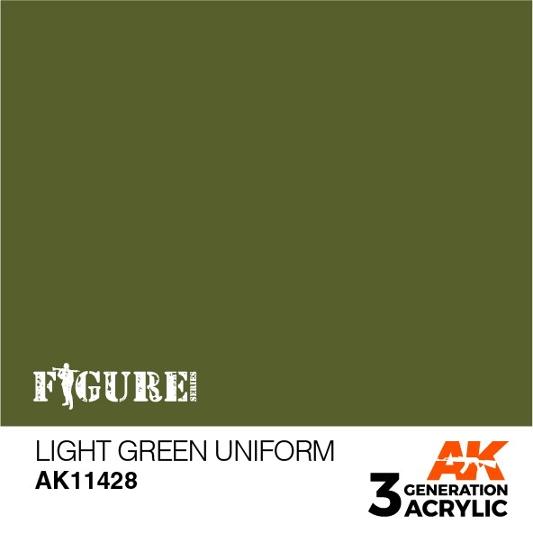 【新製品】AK11428 ライトグリーンユニフォーム 【AKアクリル3G (サードジェネレーション)】