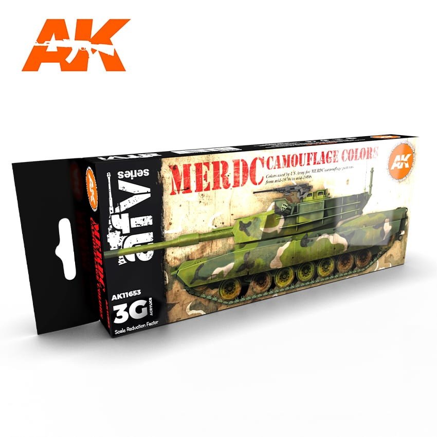 【新製品】AK11653 現用アメリカ陸軍MERDC迷彩カラー8色セット (17mlx8本) 【AKアクリル3G (サードジェネレーション)】
