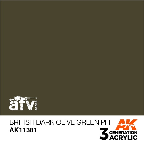 【新製品】AK11381 ブリティッシュダークオリーブグリーンPFI 【AKアクリル3G (サードジェネレーション)】