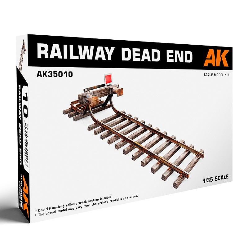 【新製品】AK35010 鉄道線路・終点
