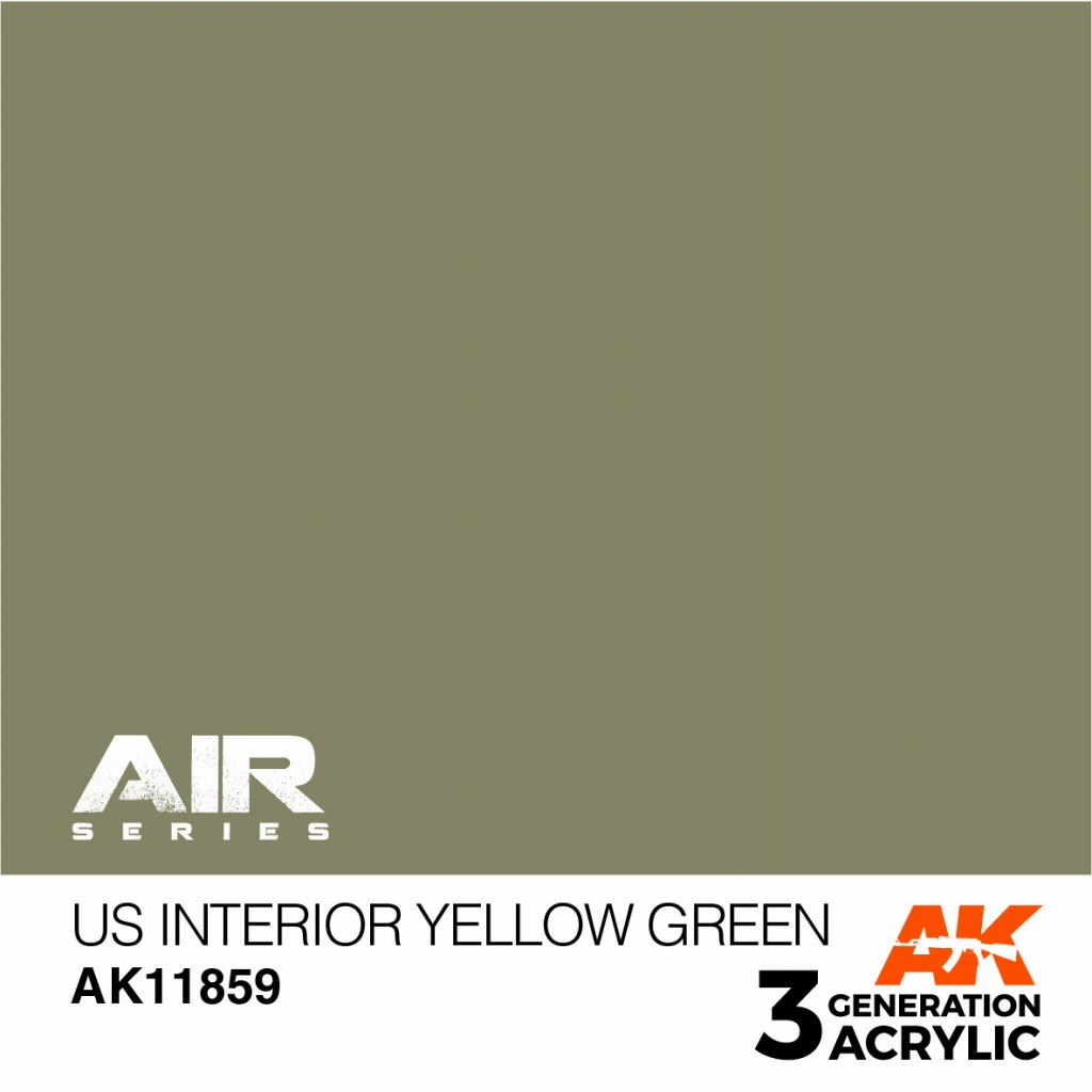 【再入荷】AK11859 USインテリアイエローグリーン【AKアクリル3G AIR (サードジェネレーション)】