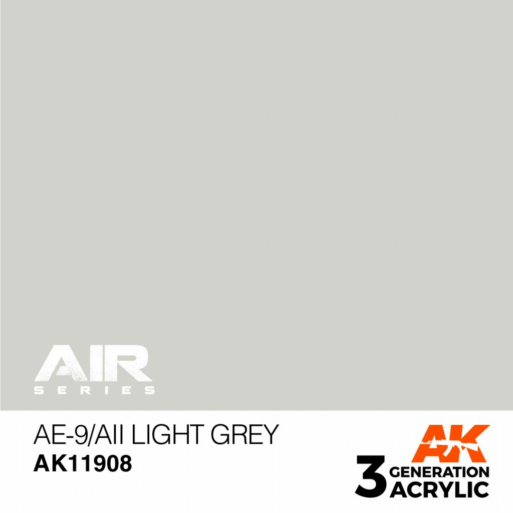 【新製品】AK11908 AE-9/AII ライトグレイ【AKアクリル3G AIR (サードジェネレーション)】