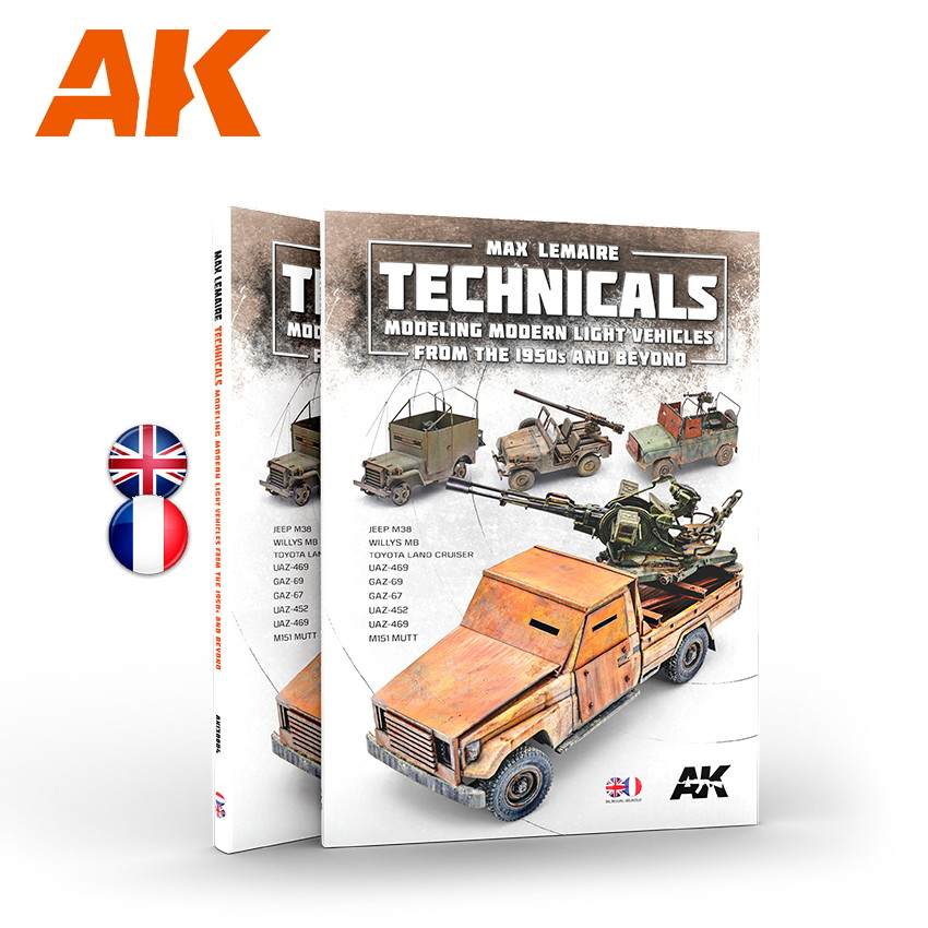 【新製品】AK130004 テクニカル 武装トラックの製作指南 Max Lemaire著