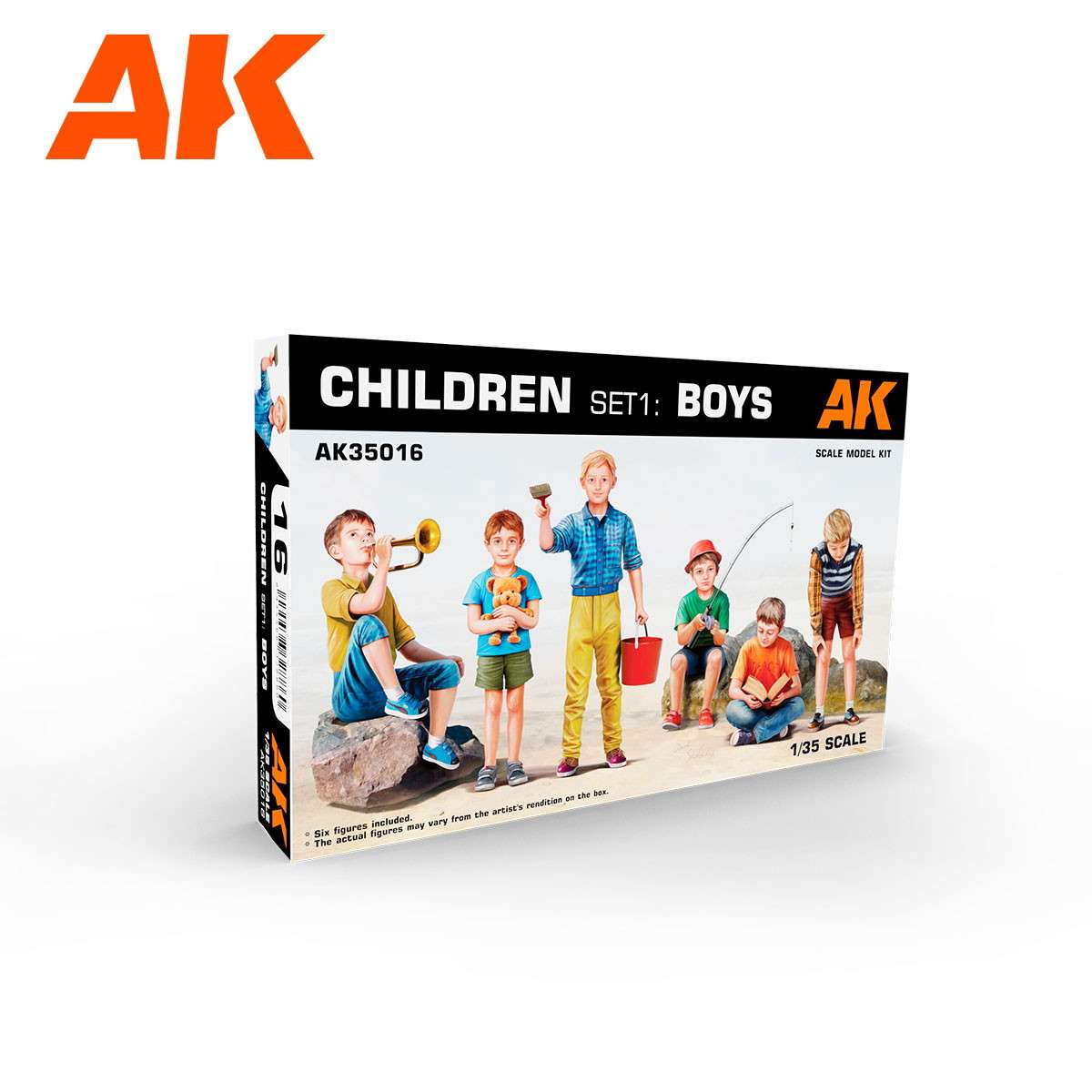 【新製品】AK35016 少年フィギュアセット