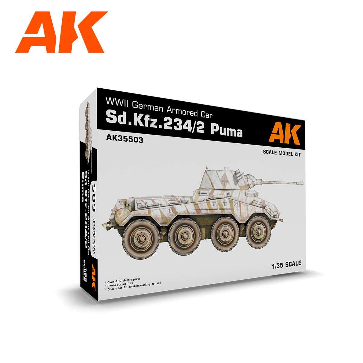 【新製品】AK35503 Sd.Kfz.234/2 プーマ