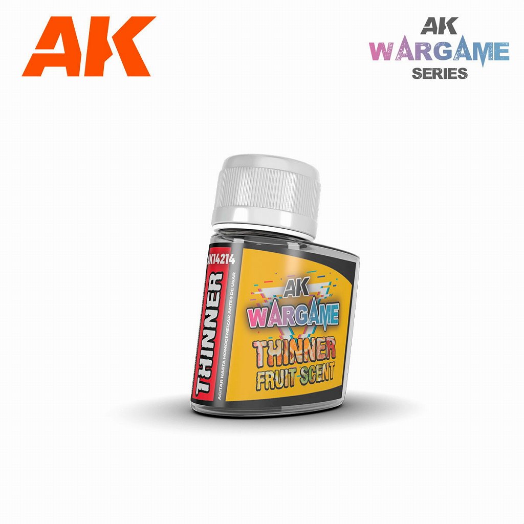 【新製品】AK14214 エナメル塗料 ウォーゲームウォッシュ 専用溶剤
