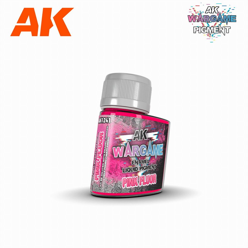 【新製品】AK01241 リキッドピグメント 蛍光ピンク