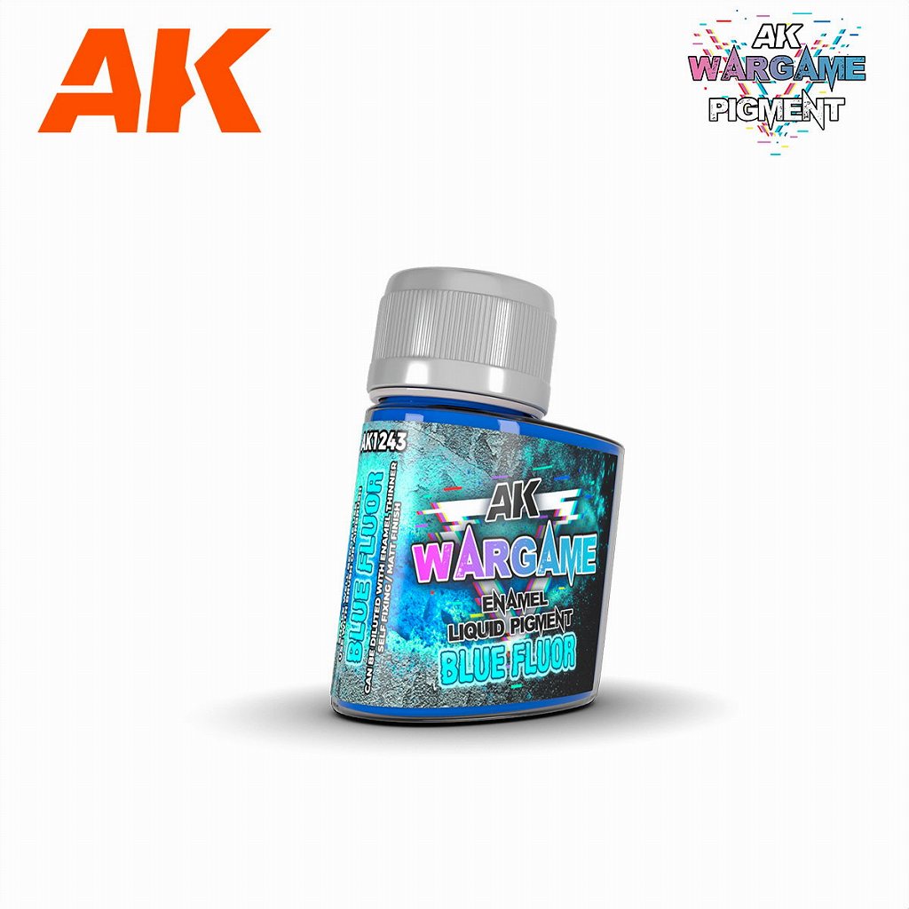 【新製品】AK01243 リキッドピグメント 蛍光ブルー