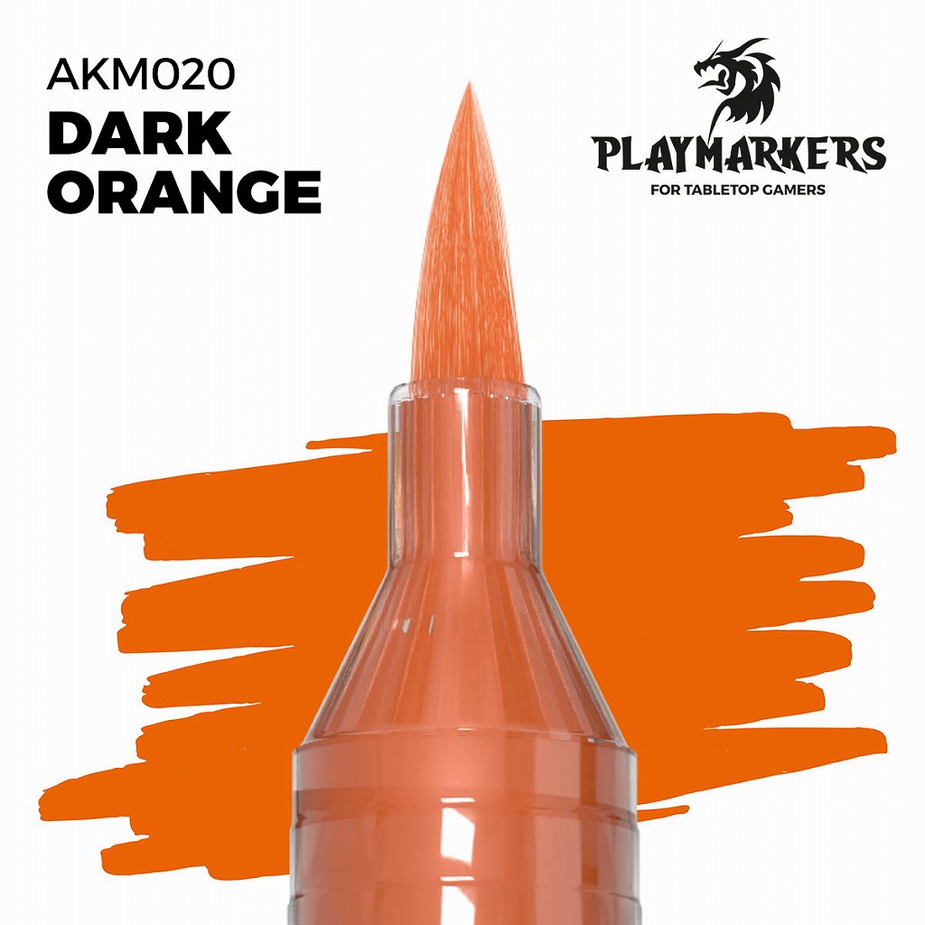 【新製品】AKプレイマーカー AKM020 ダークオレンジ