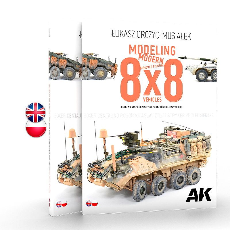 【新製品】AK130017 書籍 モデリング 現用8輪装甲車