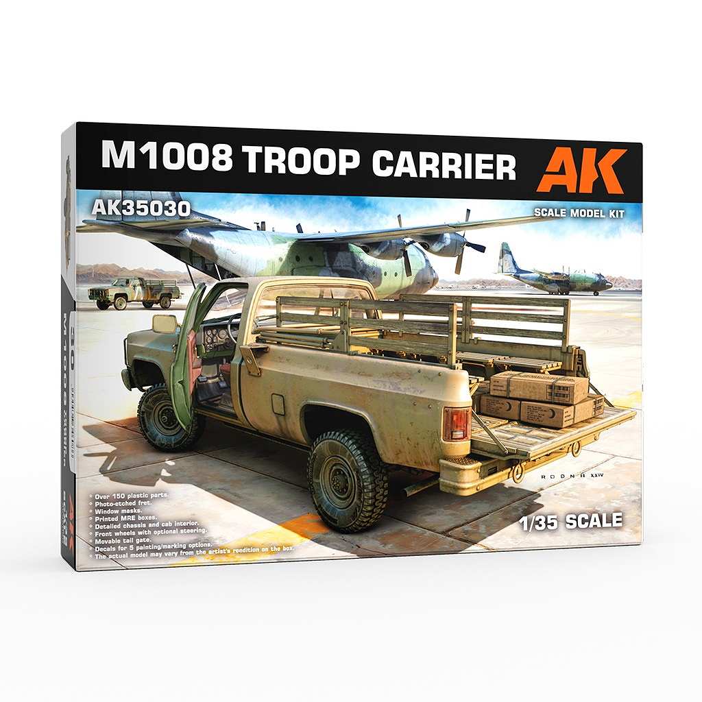 【新製品】AK35030 1/35 M1008 軍用トラック