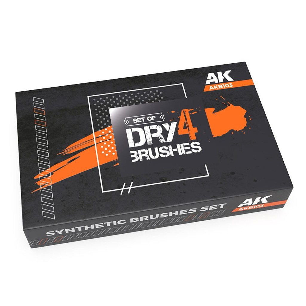 【新製品】AKB103 AKドライブラシ筆 4本セット