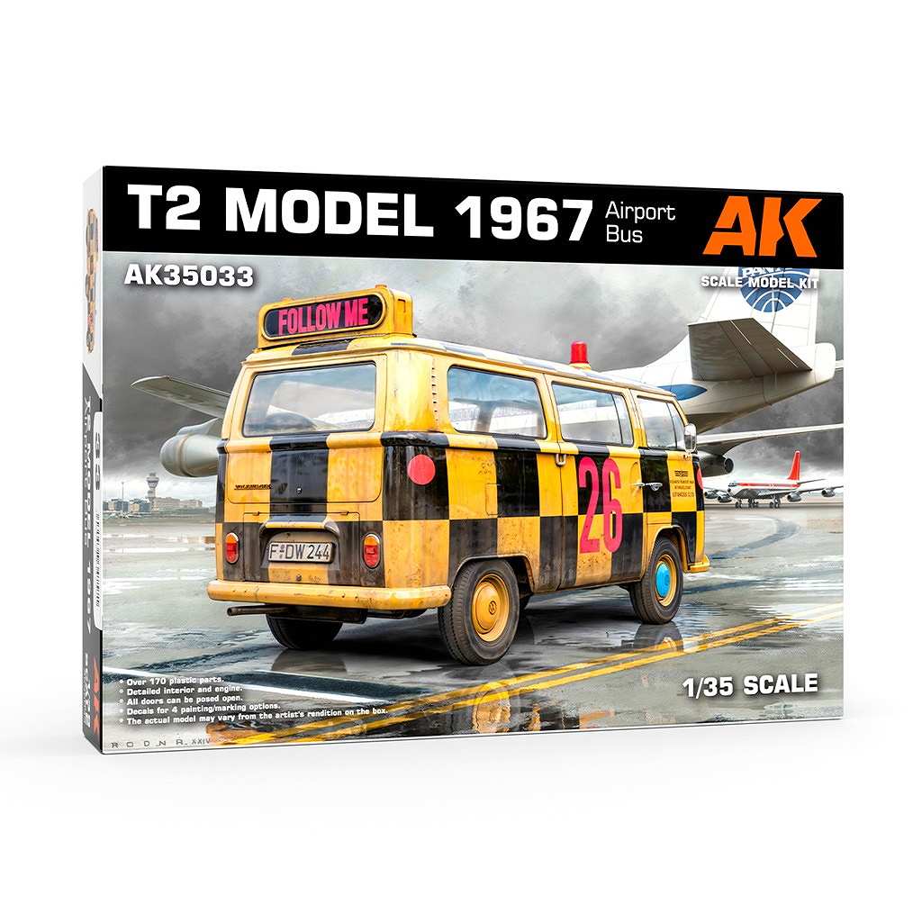 【新製品】AK35033 1/35 T2バス 1967年型 空港バス