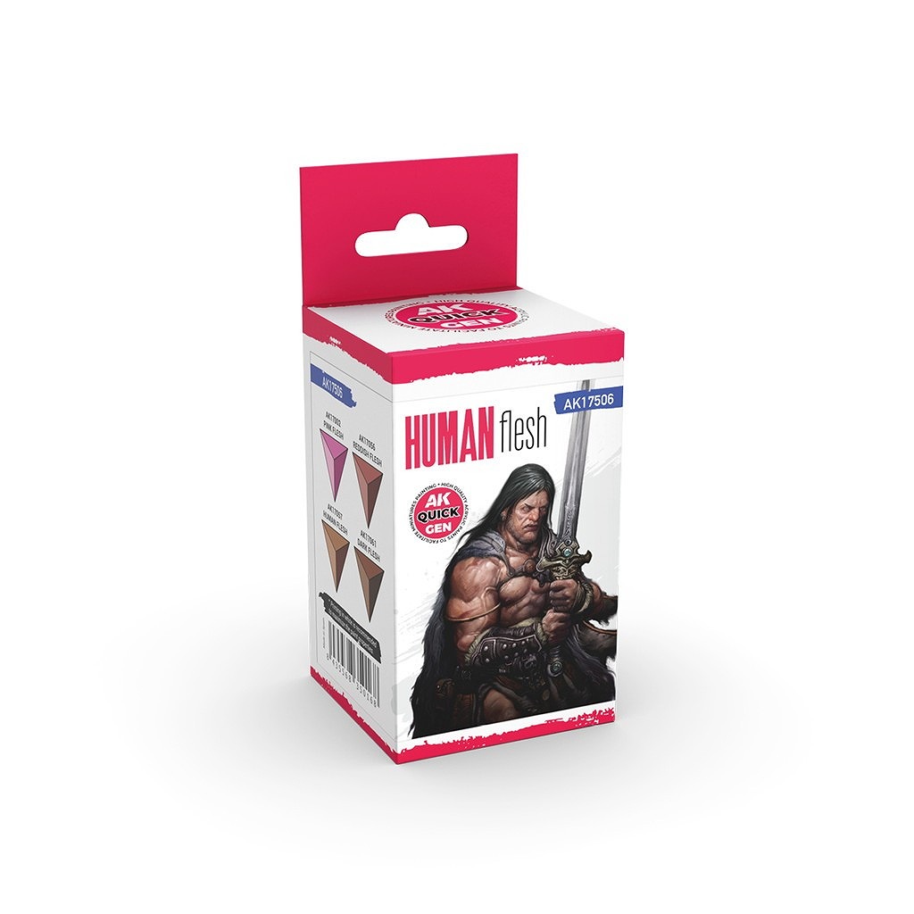 【新製品】AK17506 [QG]ヒューマンフレッシュ 4色セット【クイックGEN】