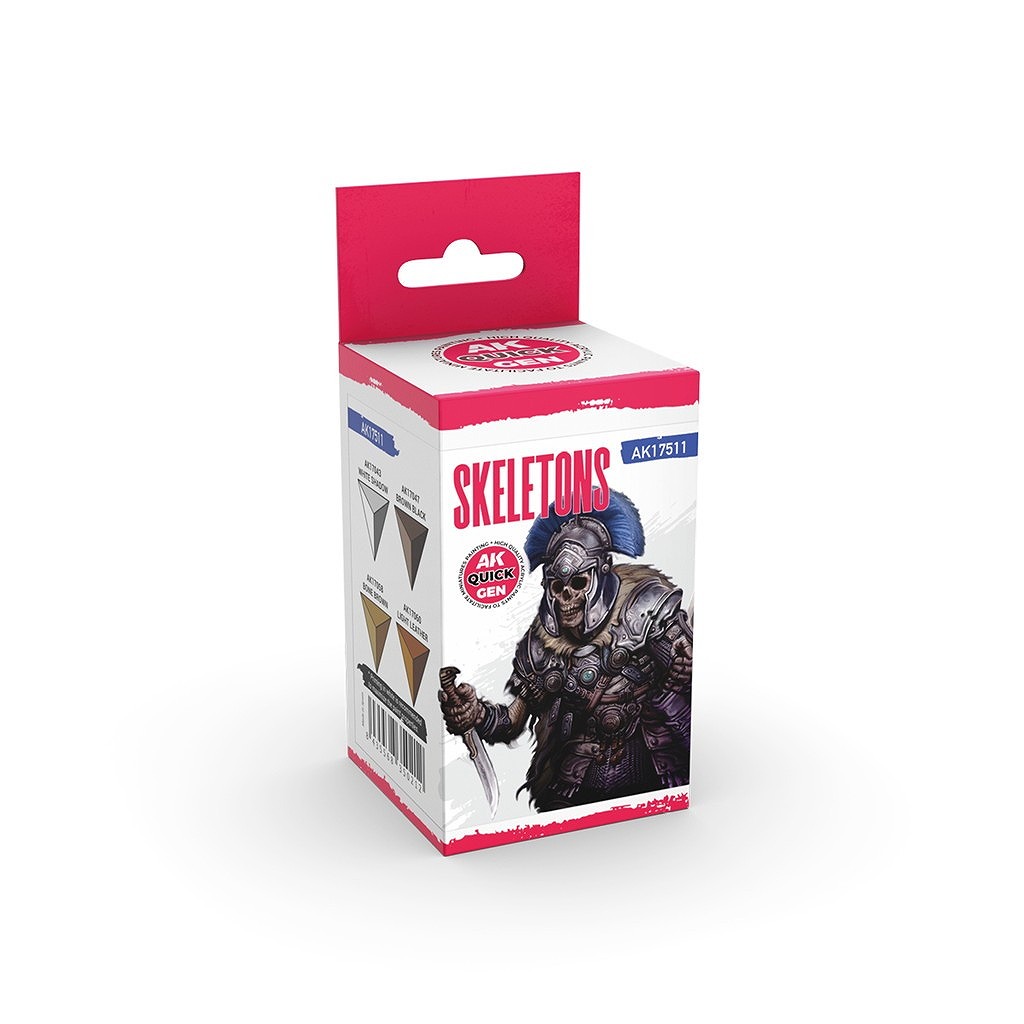 【新製品】AK17511 [QG]スケルトン 4色セット【クイックGEN】