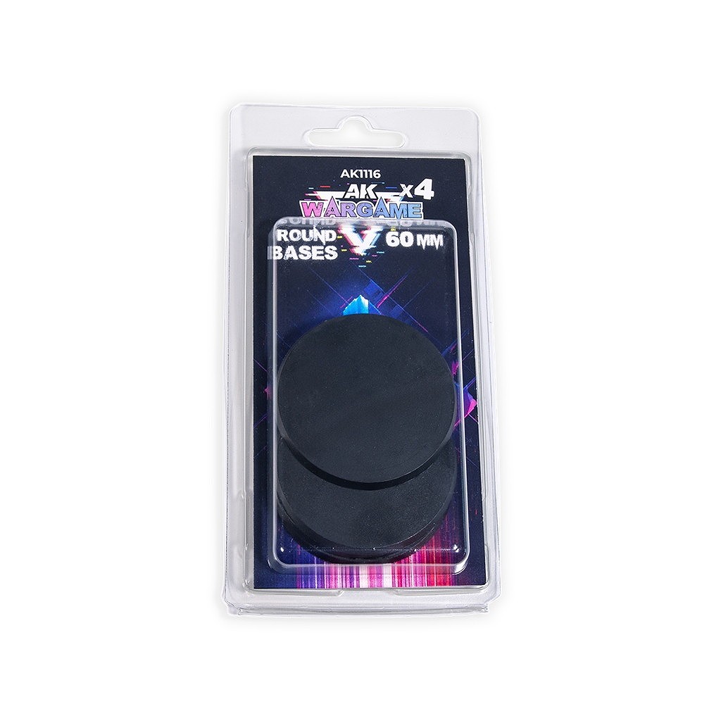 【新製品】AK01116 丸形ベース 60ミリ径ｘ4枚入り