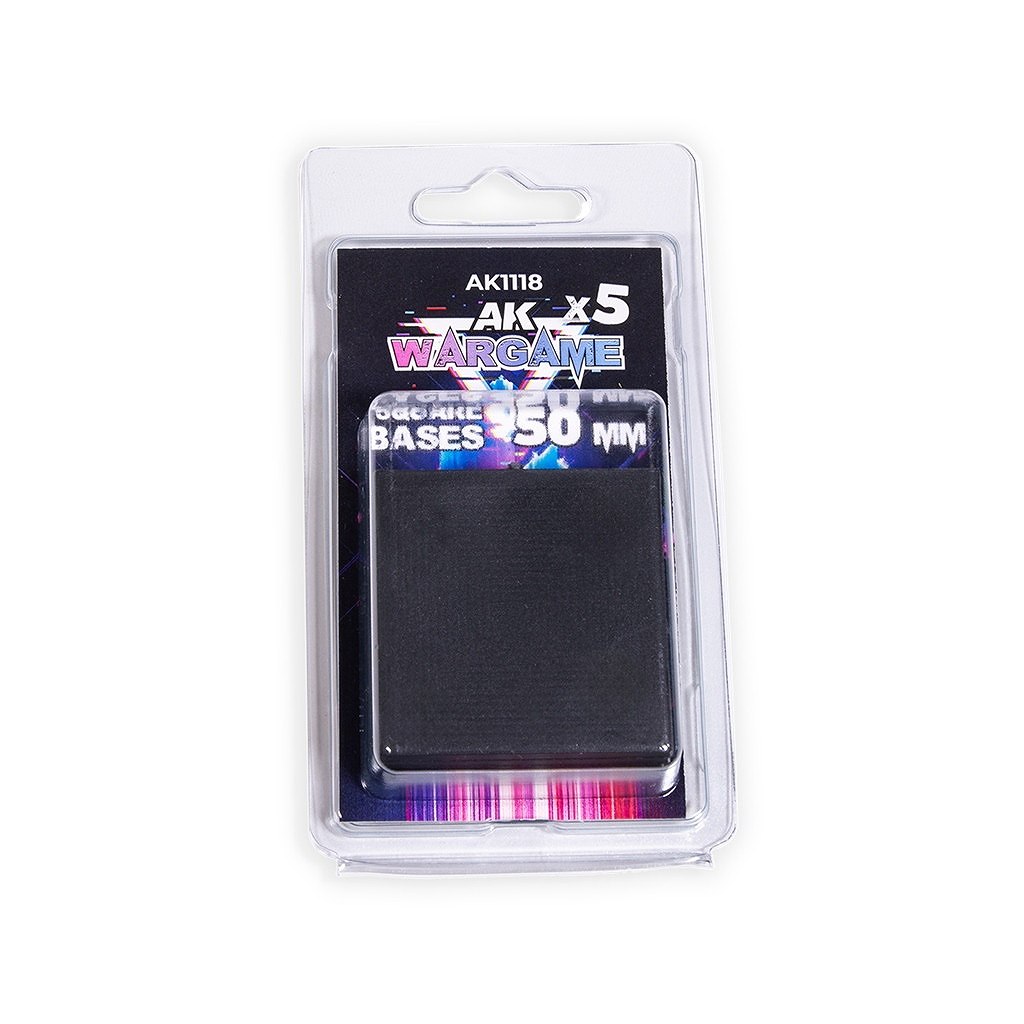 【新製品】AK01118 正方形ベース 50ｘ50ミリｘ5枚入り