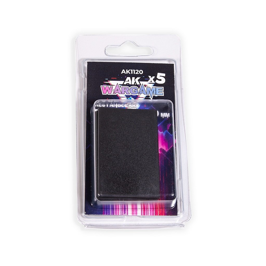 【新製品】AK01120 長方形ベース 60ｘ40ミリｘ5枚入り