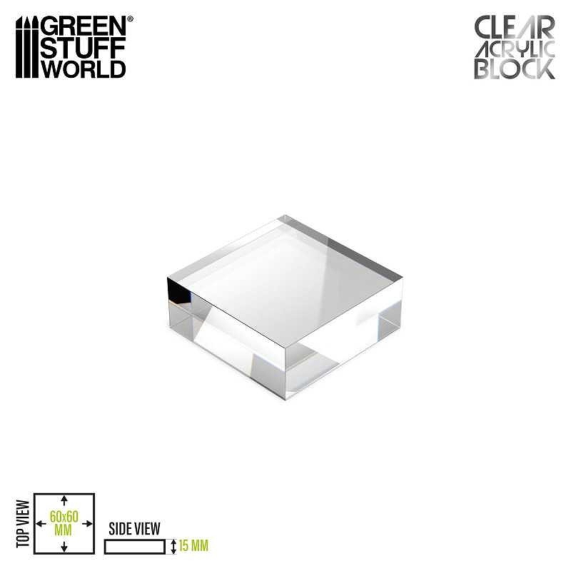 【新製品】GSWD-5853 アクリル展示台 60x60x15mm
