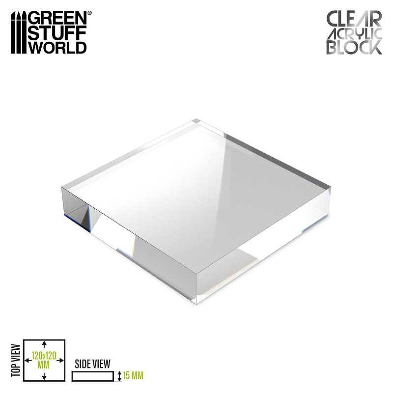 【新製品】GSWD-5856 アクリル展示台 120x120x15mm