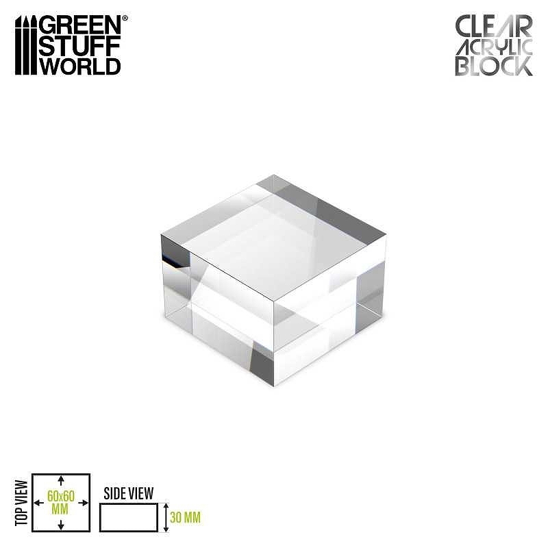 【新製品】GSWD-5857 アクリル展示台 60x60x30mm